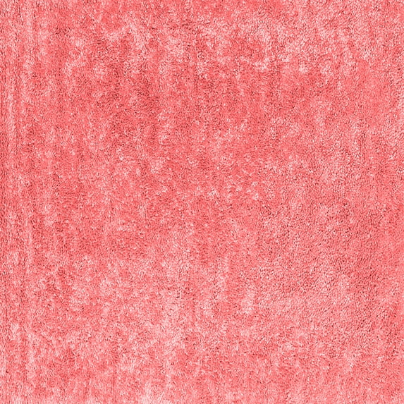 Ahgly Company Indoor Square Abstract Red Contemporary Area Rugs, 6' Square