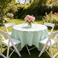 thumbnail image 4 of Birdeem Round Tablecloth 35.4 Inch, Solid Color Washable Table Cloth, Polyester Fabric Dinner Table Cover for Dining Room, Party, Everyday Use, 4 of 7