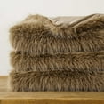 thumbnail image 4 of Battilo Fluffy Tan Faux Fur Blanket,Soft Cozy Fuzzy Fur Throws for Couch,Large Tan Blanket,60"x80", 4 of 8