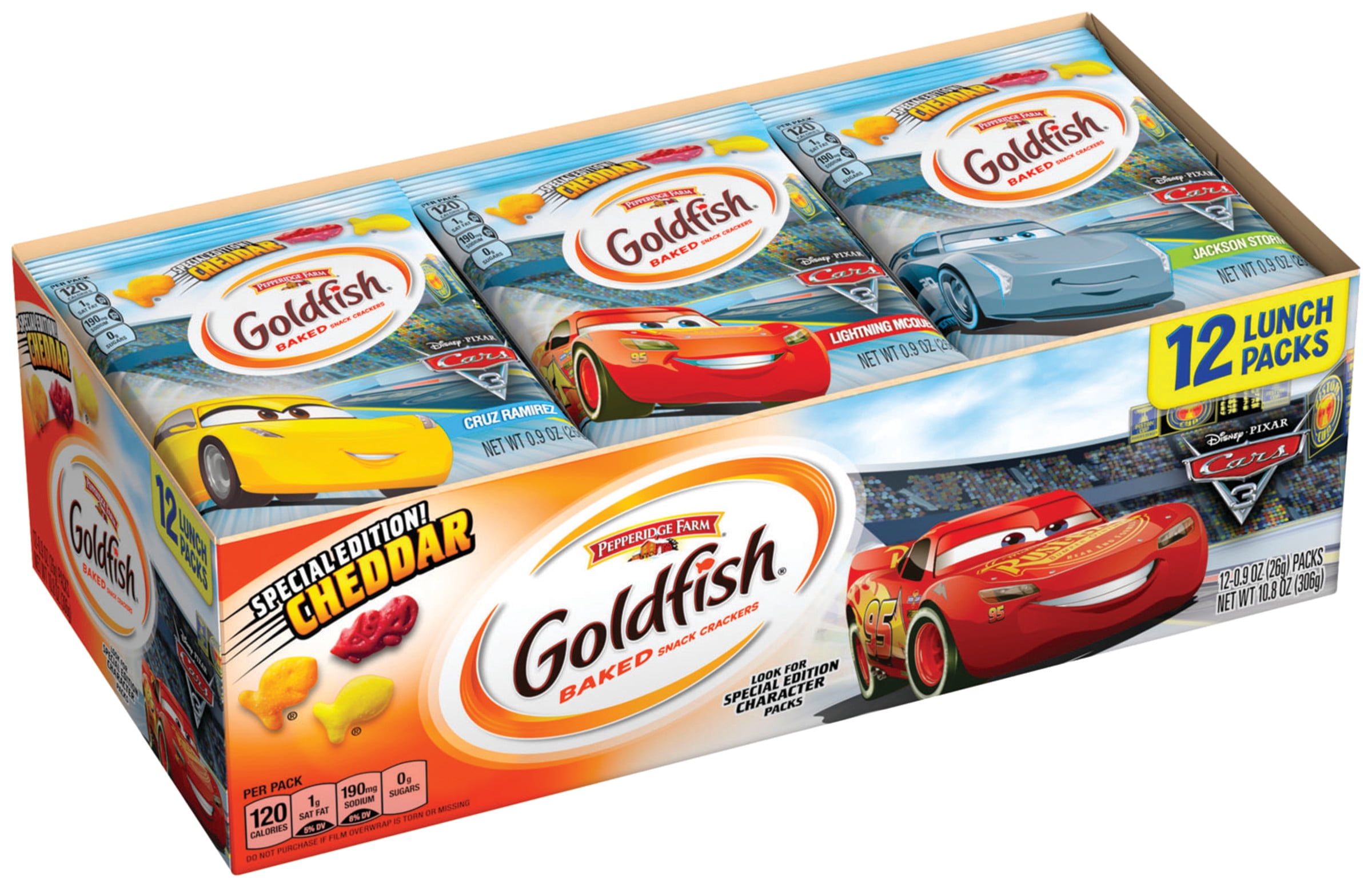 Goldfish 10.8oz Gf Cars 3 12ct Mp