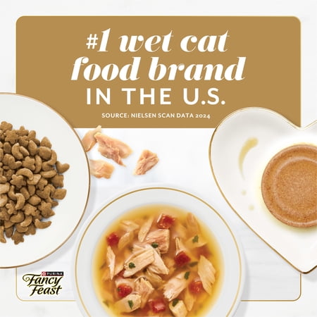 PURINA FANCY FEAST GEMS TURKEY & CHICKEN FLAVOR MOUSSE PATE WET CAT FOOD VARIETY PACK, 2 OZ TUBS (16 PACK)
