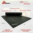 thumbnail image 2 of BBQ Dragon Grill Mats - Non-Stick 3-Pack - BBQD210, 2 of 2