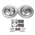 thumbnail image 3 of PowerStop Rear Z26 Street Warrior Carbon-Fiber Ceramic Brake Pad and Drilled and Slotted Rotor Kit Fits: CHRYSLER DODGE Select Models K4583-26, 3 of 9