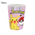 thumbnail image 1 of Linda serie Pokémon, vajilla para fiesta de cumpleaños, pancarta desechable, adorno para tarta, bandera colgante, globos de Pikachu, decoración de cumpleaños, 1 of 2