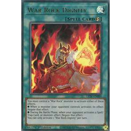 YuGiOh Lightning Overdrive Ultra Rare War Rock Dignity LIOV-EN089