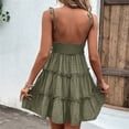 thumbnail image 4 of Aloohaidyvio Dresses for Women,Womens Fashionable Solid Color Sleeveless Bra Dress with Suspender Dress, 4 of 4