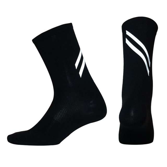 Sports Socks Men Reflective Socks Fit EU 39-46 for Running Cycling Basketball Soccer Football