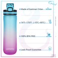 thumbnail image 4 of Botella de agua Opard Peak de plástico Tritan sin BPA, 600 ml, 4 of 7