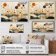 thumbnail image 4 of Designart "Minimalist Oasis Colorful Mid Century Zen V" Abstract Collages Floater Framed Wall Art Print, 4 of 7