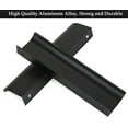 thumbnail image 4 of 10Pcs Mount Finger Edge Pull Handles,Happon Black Aluminum Hidden Concealed Tab Pulls,Furniture Drawer Handles for Home Kitchen Door Drawer Cabinet Knobs Wardrobe, 150mm/5.9", 4 of 8