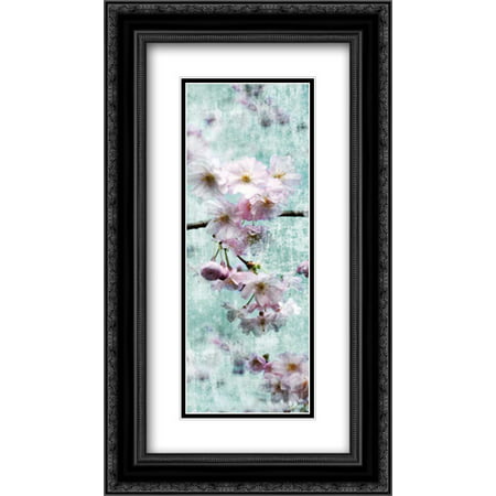 Sweet Spring I 2x Matted 14x24 Black Ornate Framed Art Print by Weisz,