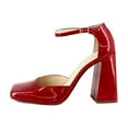 thumbnail image 2 of Jessica Simpson Lollah Women's Heels Red Muse Size 8.5 M, 2 of 8