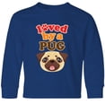 thumbnail image 3 of Inktastic Pug Dog Gifts Long Sleeve Youth T-Shirt, 3 of 5