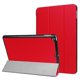 thumbnail image 1 of Funda de cuero con tapa horizontal y textura Custer para iPad 9.7 (2018) y iPad 9.7 (2017), con tres pliegues y función de suspensión/activación (negra), 1 of 5