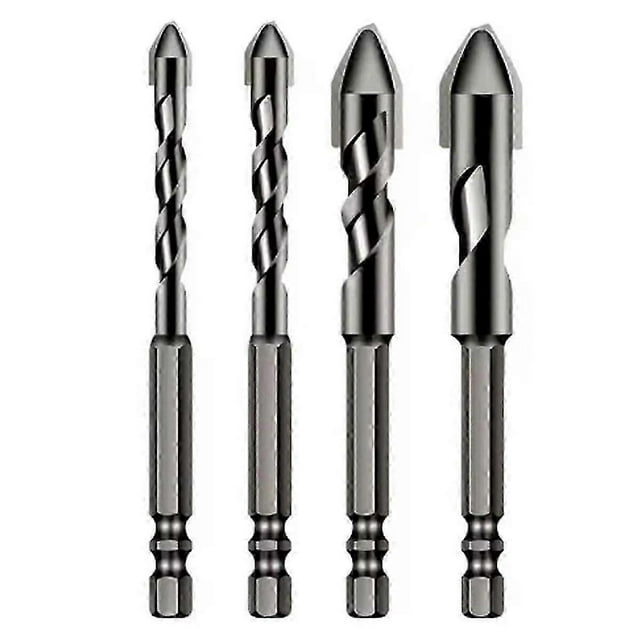 High-Strength Eccentric Twist Drill Bit,Drill Bits Sets,High Hardness Skewed Head Eccentric Drill Bits(Color: 6+8+10+12)