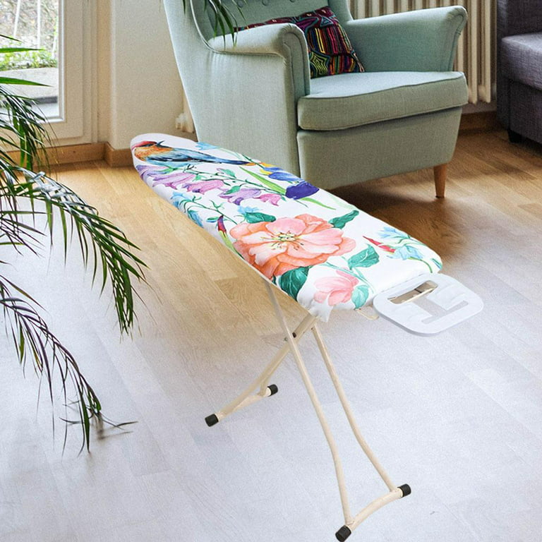Digital Printing Ironing Board Cover with Scorch and Stain Resistant Thick  Padding Elastic Standard Ironing Board Covers and Protective Scorch Mesh  Cloth140x50cm 