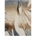 thumbnail image 2 of Nourison Prismatic Modern Sand 5'6" x 7'5" Area Rug (6x7), 2 of 8
