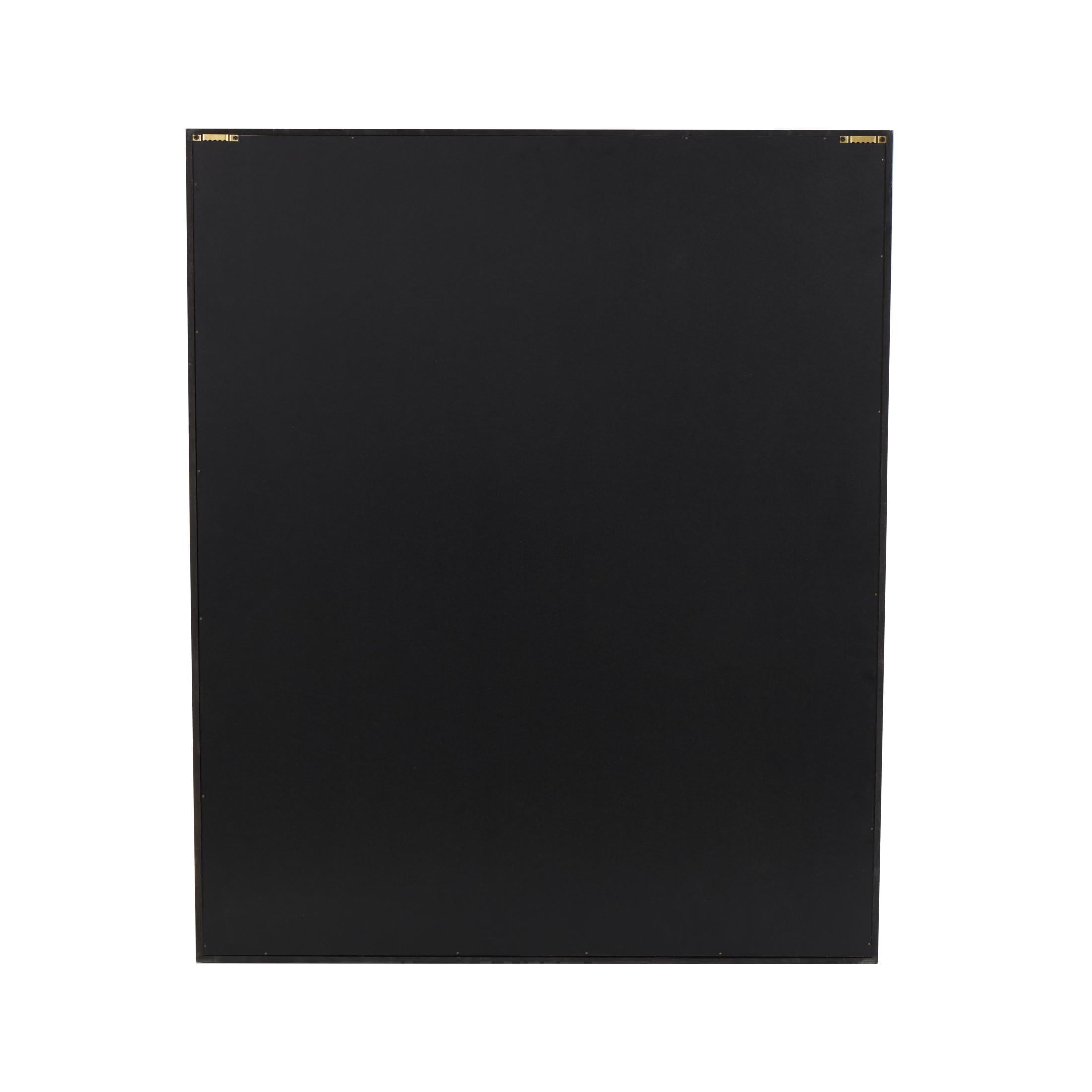 26" x 31" Geometric Framed Wall Art with Black Wooden Frame, by DecMode