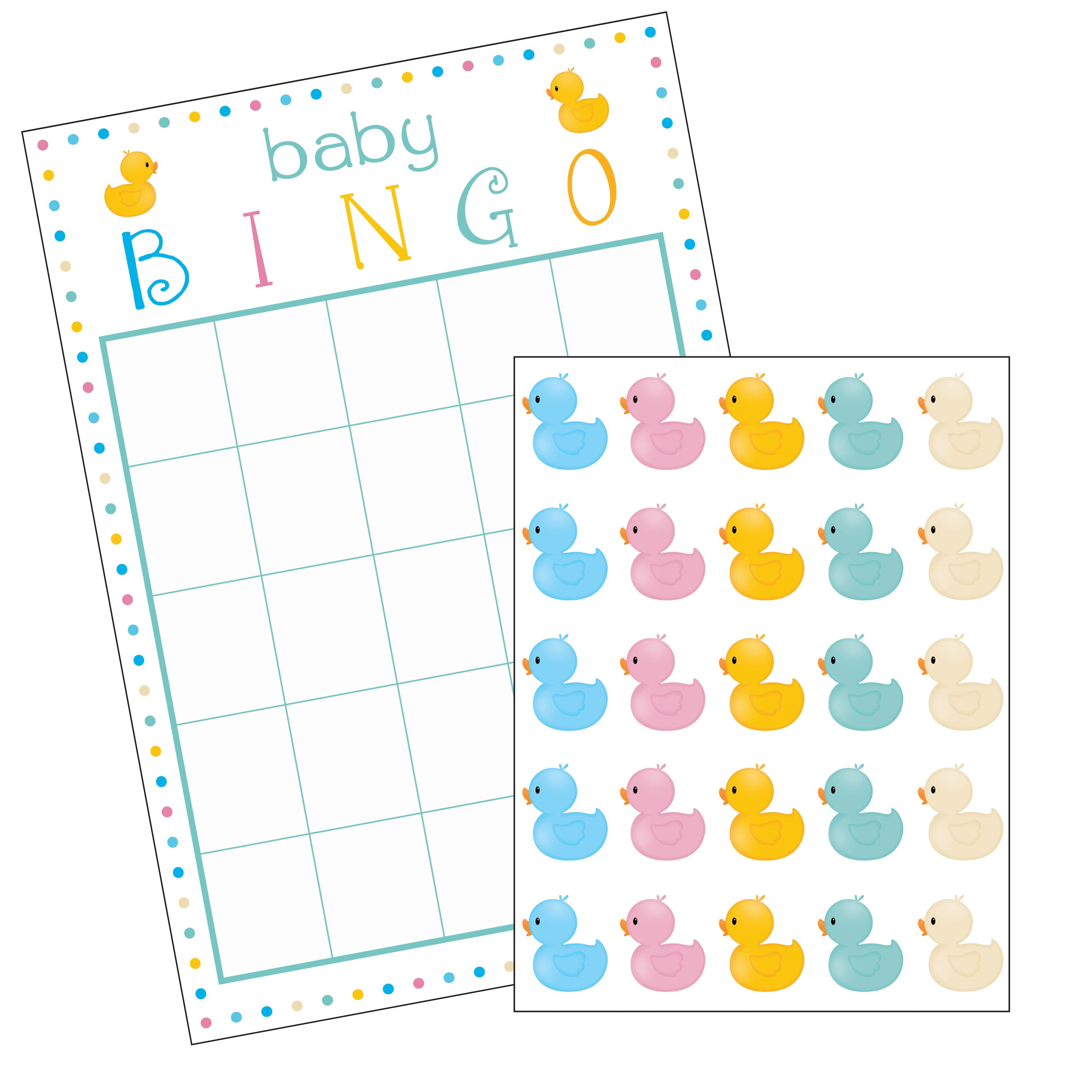 Way to Celebrate! Baby Shower Bingo Game, 10 Ct., Multi-Color