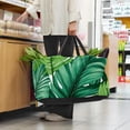 thumbnail image 6 of Tropical Jungle Palm Leaves Large Capacity Foldable Oxford Cloth Cube Organizer with Reusable Laundry Basket, Storage Bag, and Laundry Organizer, 6 of 7