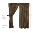 thumbnail image 3 of VHC Brands Star Short Curtain Panel Set, 3 of 5