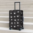 thumbnail image 5 of white Spiders cool black Luggage Cover Anti Scratch, Elastic Suitcase Protector Suitcase Covers for Luggage Fits 18-32 Inch Luggage, 5 of 5