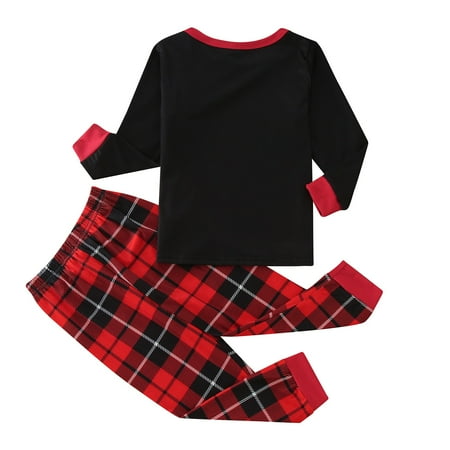 

Family Photo Outfits 1 Set Fo Christmas For Sets Two Piece Top Pants Funny Prints Sleepwear Christmas Friends Party Casual Family Matching Pajamas A 6 Y - 7 Y