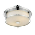thumbnail image 6 of Z-Lite Savannah 3 Light Semi Flush Mount in Chrome, 6 of 8