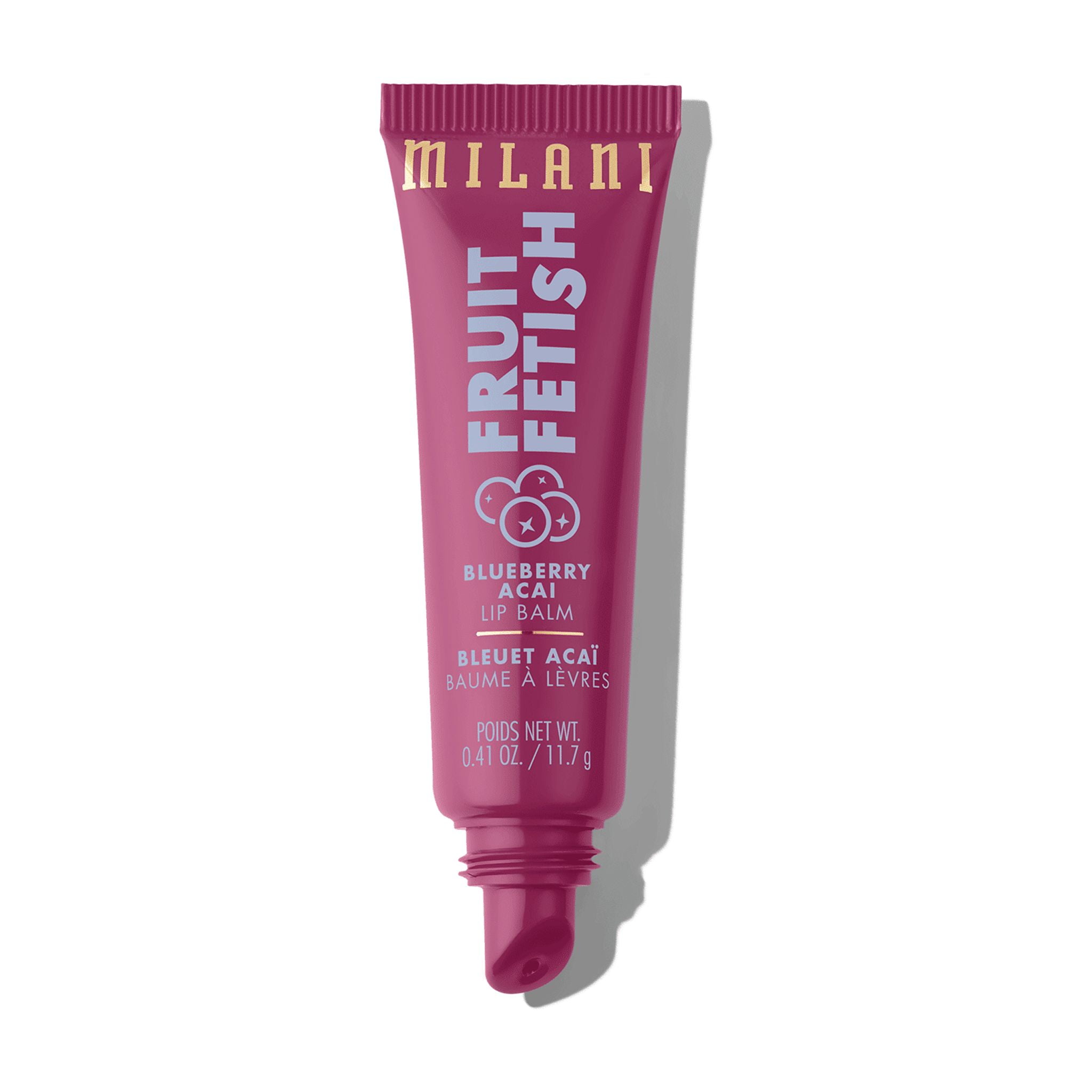 (2 pack) Milani Fruit Fetish Lip Balm, Blueberry Acai