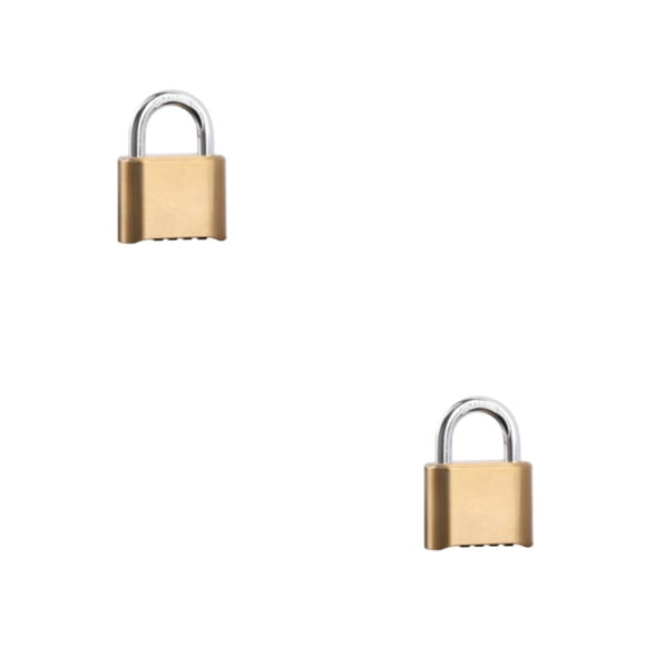 Riwesomey Cerradura codificada Color sólido Contraseña de 4 dígitos Puerta portátil Almacén Candado Type2 NO2