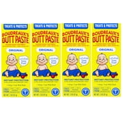 Boudreaux's Butt Paste Diaper Rash Paste, 2 Oz, 4 Pack