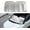 55" x 27.5", variant on Duslogis Pack-1 Car Front Windshield Sunshade, 55.1" x 27.5" Front Window Sun Protector Cover, Front Windshield Sunscreen Heat Shield, Car Windshield Cover, for Most Cars, SUVs, Trucks (Silver)