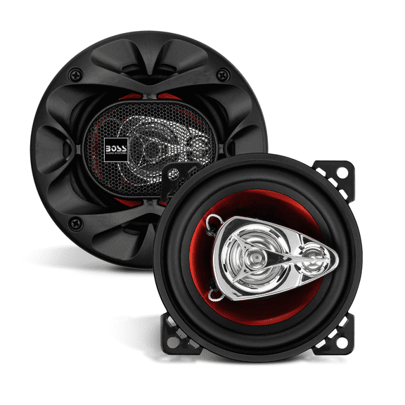 BOSS Audio Systems CH4230 4 Inch Full-Range Coaxial Car Speakers, 225W Max, 3-Way, 4 Ohm, Sold in Pairs