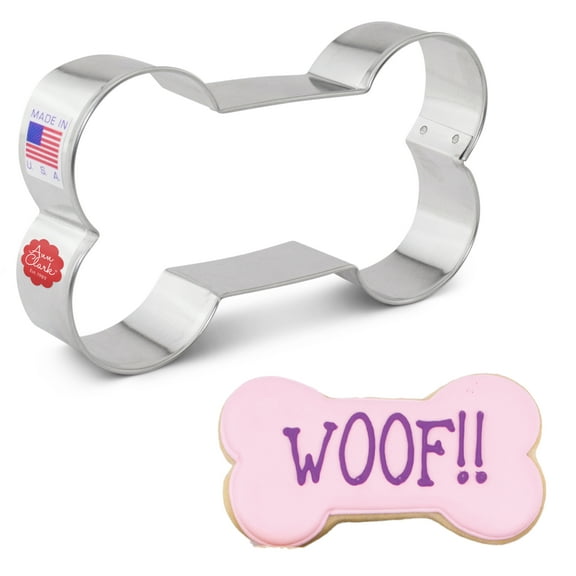 Ann Clark Extra Large Dog Bone Cookie Cutter 5", Made in USA
