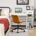 thumbnail image 2 of Giantex Computer Table Desk, Modern Simple Wooden Desk w/Storage Drawer & Compartments, Study Writing Computer Table for Home Office, 2 of 8