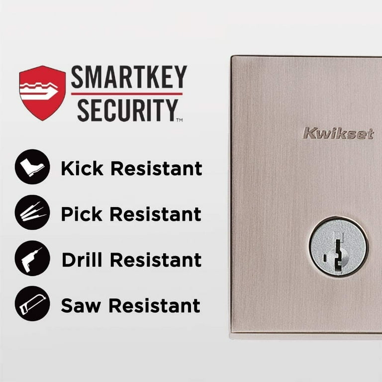 Kwikset 98180-002 San Clemente Single Cylinder Low Profile