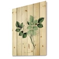 thumbnail image 2 of Designart 'Ancient Blossoming Flower IV' Farmhouse Print on Natural Pine Wood, 2 of 5