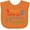 Orange, variant on Inktastic Lacrosse Baby Boys or Girls Baby Bib