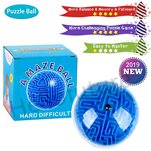Maze Ball 3D Mini Puzzle Ball Skill Game Ball Fun Gift Toy Children Adults Gift 