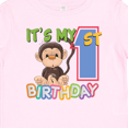 thumbnail image 4 of Inktastic Monkey First Birthday Boys or Girls Baby T-Shirt, 4 of 5