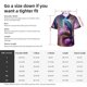 thumbnail image 5 of Fotbe Beautiful Flower Blue Bird Camisa Hawaiana para Hombre Unisex – Camisa Casual de Verano con Botones de Manga Corta de Algodón y Lino,3X-Large, 5 of 7