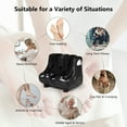 thumbnail image 5 of Costway Leg Massager Shiatsu Kneading Rolling Vibration Heating Foot Calf Black, 5 of 10