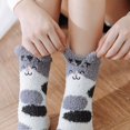thumbnail image 2 of BR Calcetines acogedores de lana de invierno: 5 pares para mujeres, niñas y damas, 2 of 5