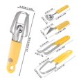 thumbnail image 3 of Outdor Stainless Steel Watermelon Slicer 4 In 1 Fruit With Melon Decorative Carving Functional Fruit Cutter, 3 of 6