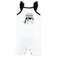 thumbnail image 3 of Hudson Baby Infant Girl Cotton Rompers, Udderly Adorable, 3-6 Months, 3 of 5