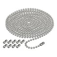 thumbnail image 5 of Yunhgft Ball Bead Chain 3 Meters Length Metal Window Chain Replacement for Shades Broken, 5 of 9