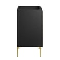 thumbnail image 3 of Modway Alchemist 24" Bathroom Vanity Cabinet (Sink Basin Not Included) in Black Gold, 3 of 9