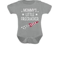 thumbnail image 1 of Tstars Boys Unisex 4th of July Shirts for Baby Boy Mommys Little Firecracker Infant Outfit Funny Independence Day Patriotic USA Gifts Fourth of July Humor Baby Bodysuit, 1 of 6