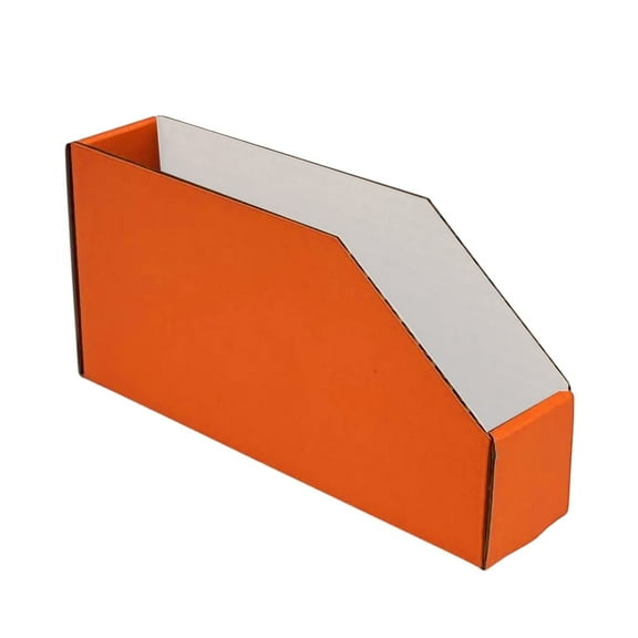 Ucanpack Corrugated Bins Cardboard Packaging Open Top Boxes Warehouse StorageOrange 4x12x4½" - 50 Pcs
