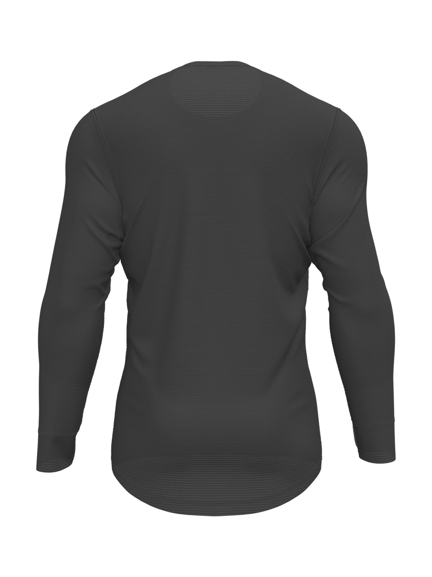 Wrangler Workwear Men's Performance Ribbed Fleece Base Layer Top Long Sleeve Thermal Shirt, XL, Charcoal